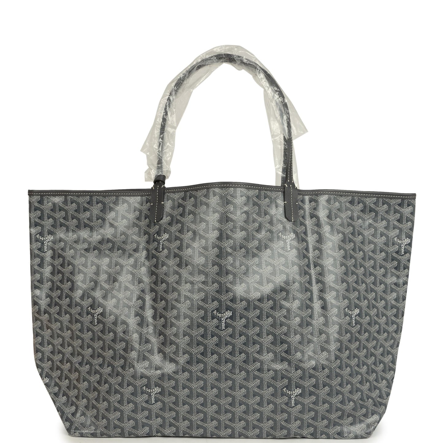 Goyard Goyardine Grey St. Louis GM Tote Bag Palladium Hardware