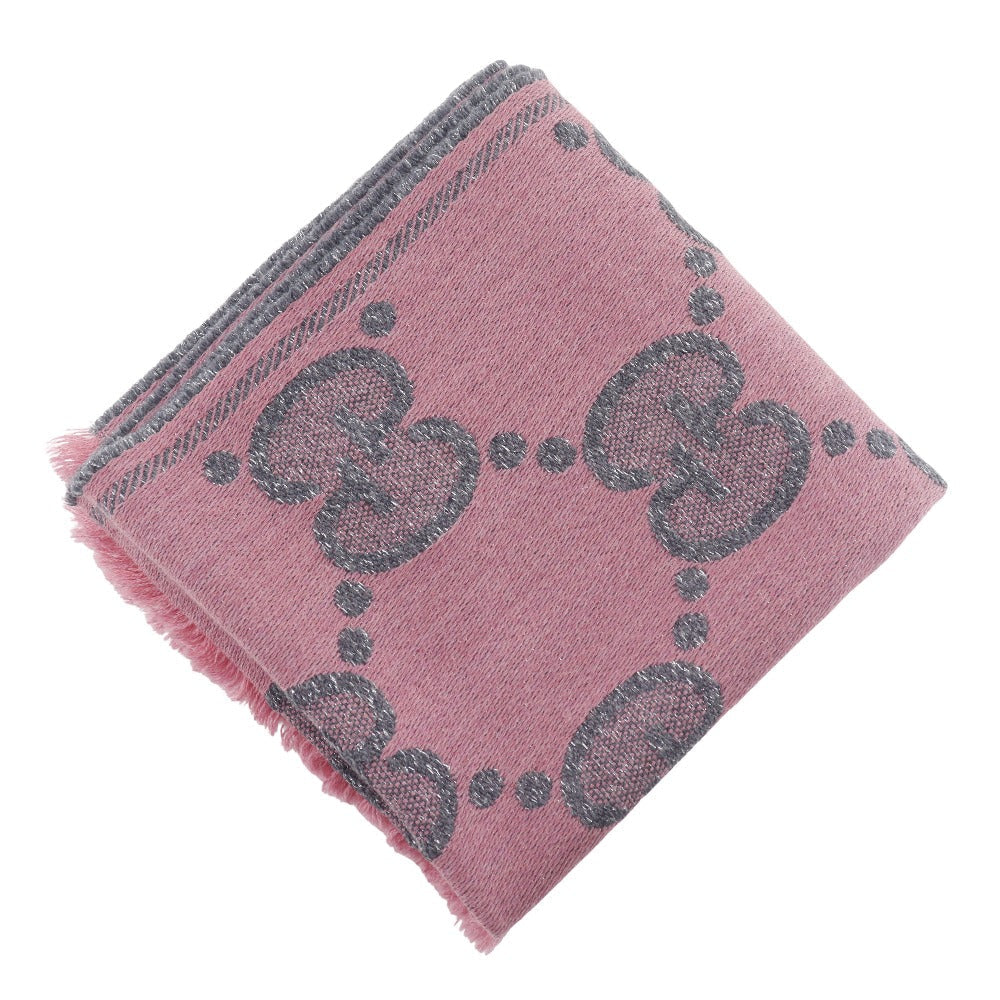 Gucci GG Jacquard Wool Nylon Scarf