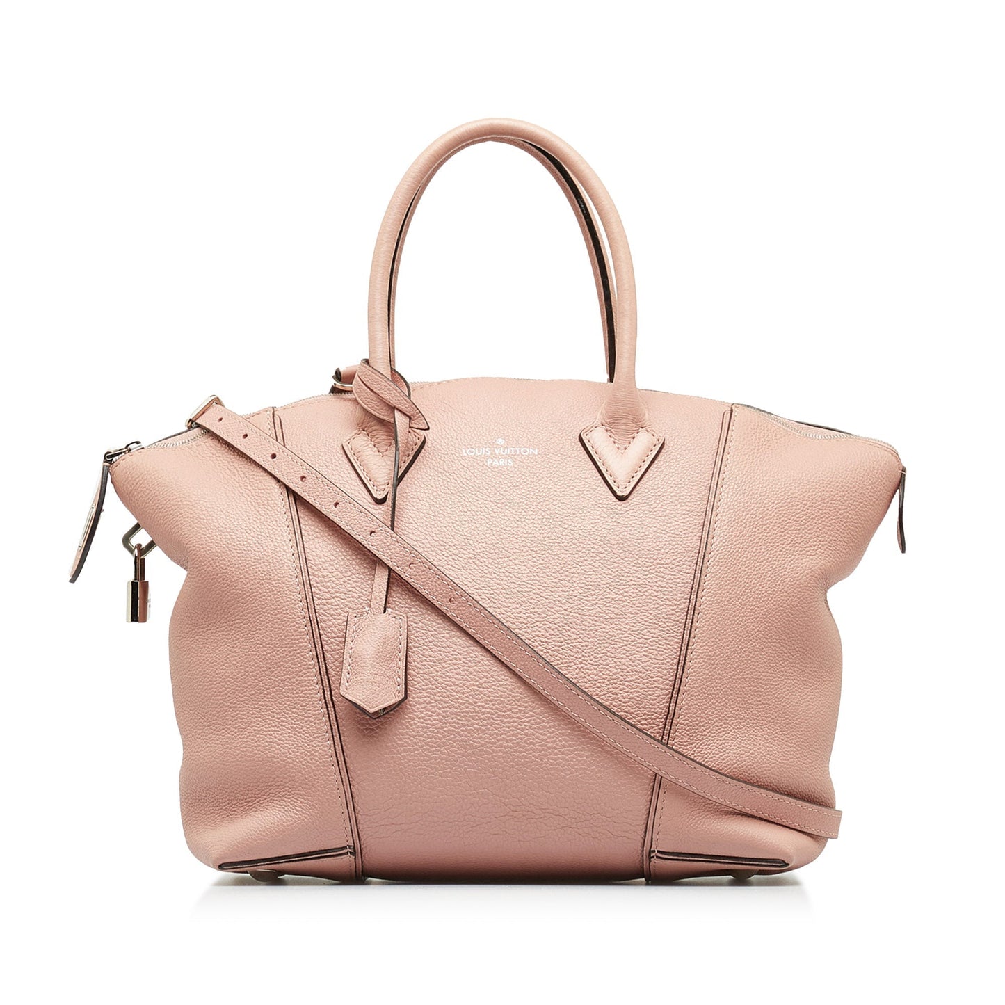 LOUIS VUITTON Veau Cachemire Soft Lockit PM Satchel
