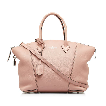 LOUIS VUITTON Veau Cachemire Soft Lockit PM Satchel