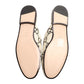 Gucci White and Black GG Horsebit Mules