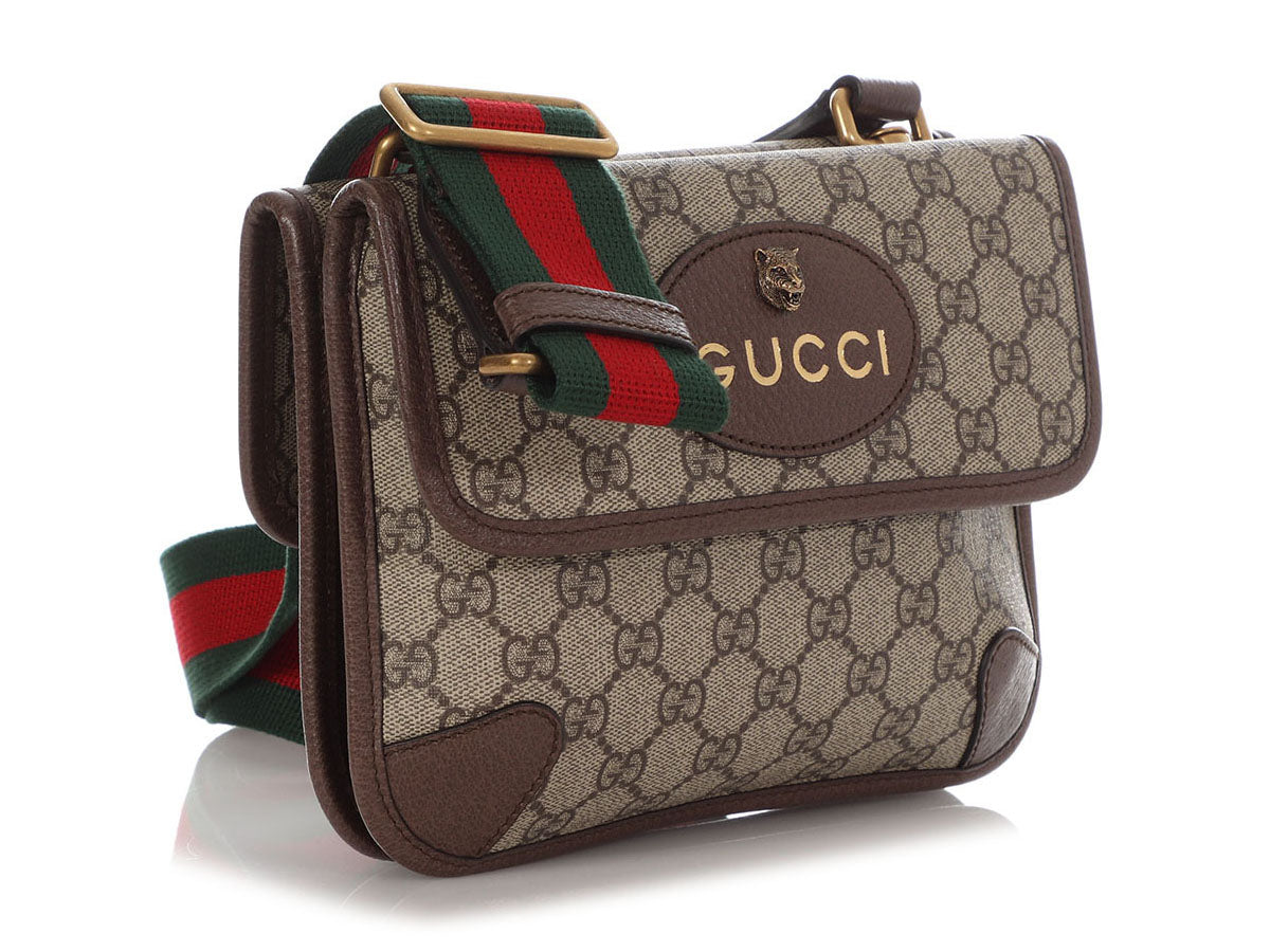 Gucci Small GG Supreme Neo   Messenger Bag