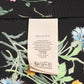 Gucci Black Floral Silk Scarf