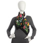 Gucci Black Floral Silk Scarf