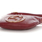 Gucci Red Leather GG Shoulder Bag