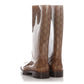 Gucci Brown GG Rain Boots