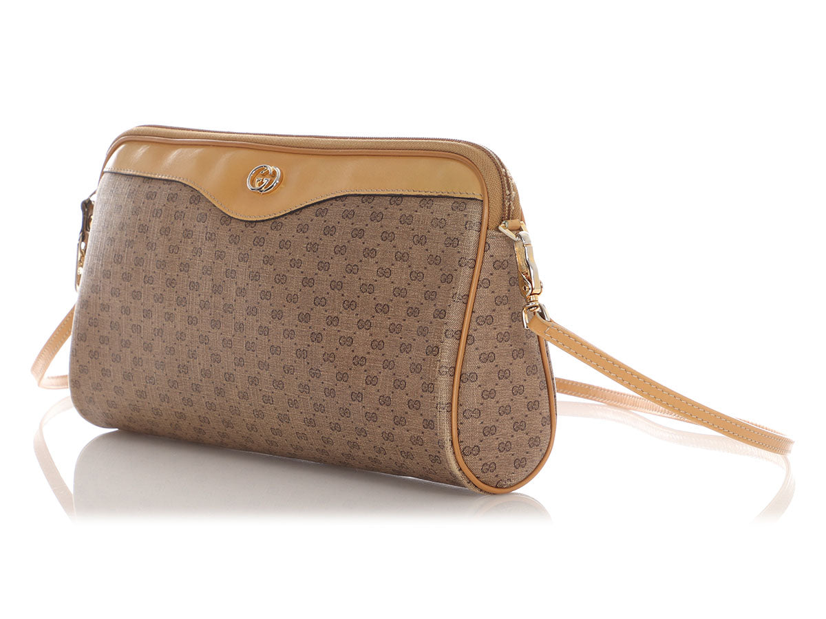 Gucci   Micro GG Canvas Shoulder Bag