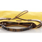 Gucci Yellow Canvas Bamboo Shoulder Bag
