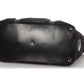 Gucci Black Leather-Trimmed Nylon Bamboo Handle Tote