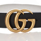 Gucci Black GG Marmont Belt
