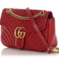 Gucci Small Red Marmont Shoulder Bag