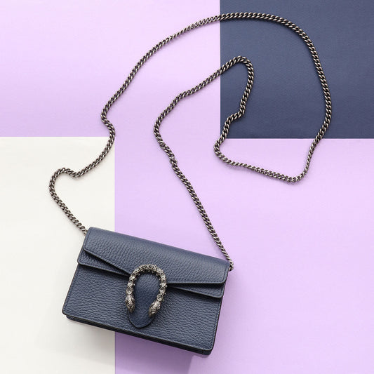 Gucci Super Mini Navy Dionysis