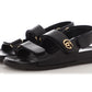 Gucci Black Moritz Velcro Sandals
