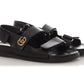 Gucci Black Moritz Velcro Sandals