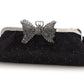 Gucci Black Crystal Broad Clutch