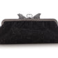 Gucci Black Crystal Broad Clutch
