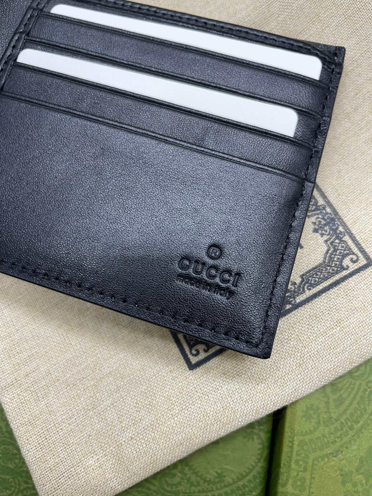 GC PVC Screen Printing snake wallet grey 451268