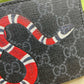 GC PVC Screen Printing snake wallet black 451268