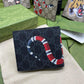 GC PVC Screen Printing snake wallet black 451268