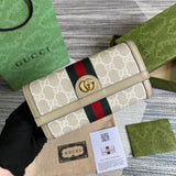 GG long wallet canvas