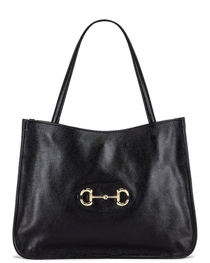GUCCI 1955 MEDIUM HORSEBIT LEATHER TOTE BAG