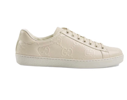 GUCCI ACE GG EMBOSSED SNEAKERS