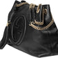 GUCCI GRAINED LEATHER LARGE SOHO CHAIN BAG