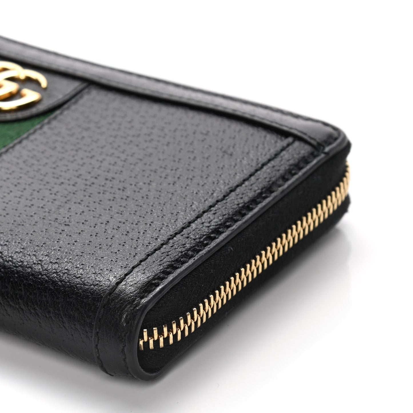 GCI CALFSKIN LEATHER OPHIDIA WEB ZIP AROUND WALLET