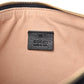 GUCCI CALFSKIN LEATHER WEB RAJAH CLUTCH BAG