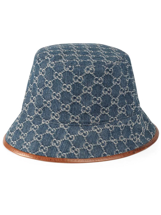 GUCCI GG SUPREME CANVAS BUCKET HAT