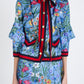 GUCCI FLORA RUFFLED SILK JACKET