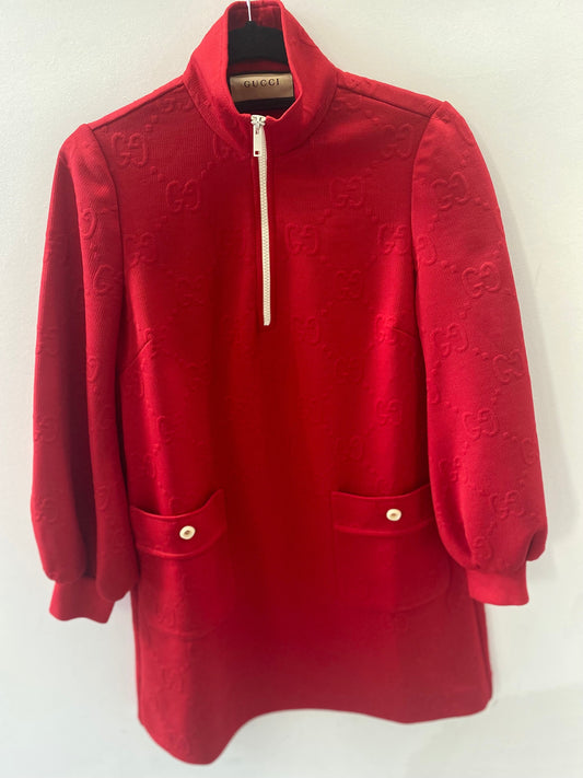 GUCCI GG JACQUARD JERSEY DRESS