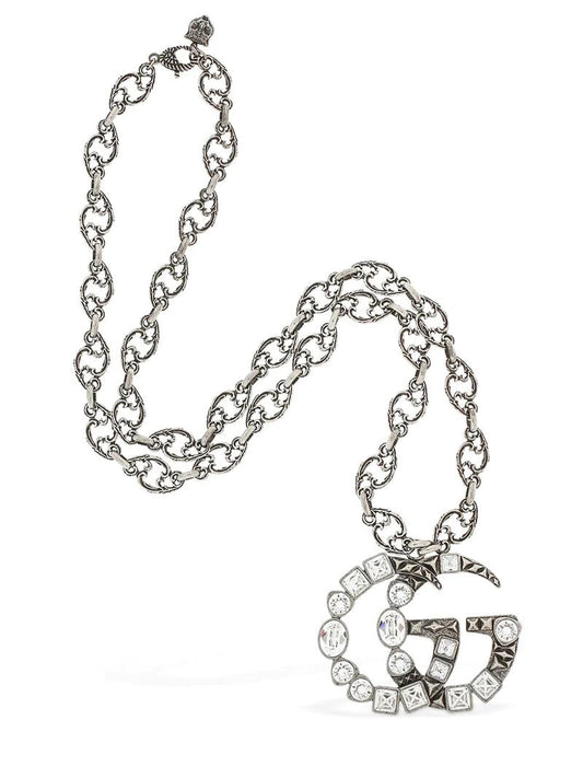 GUCCI GG MARMONT CRYSTAL NECKLACE