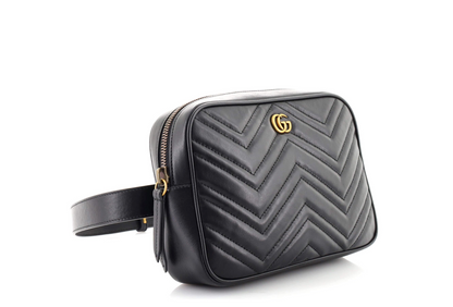 GUCCI GG MARMONT MATELASSE SQUARE BELT BAG