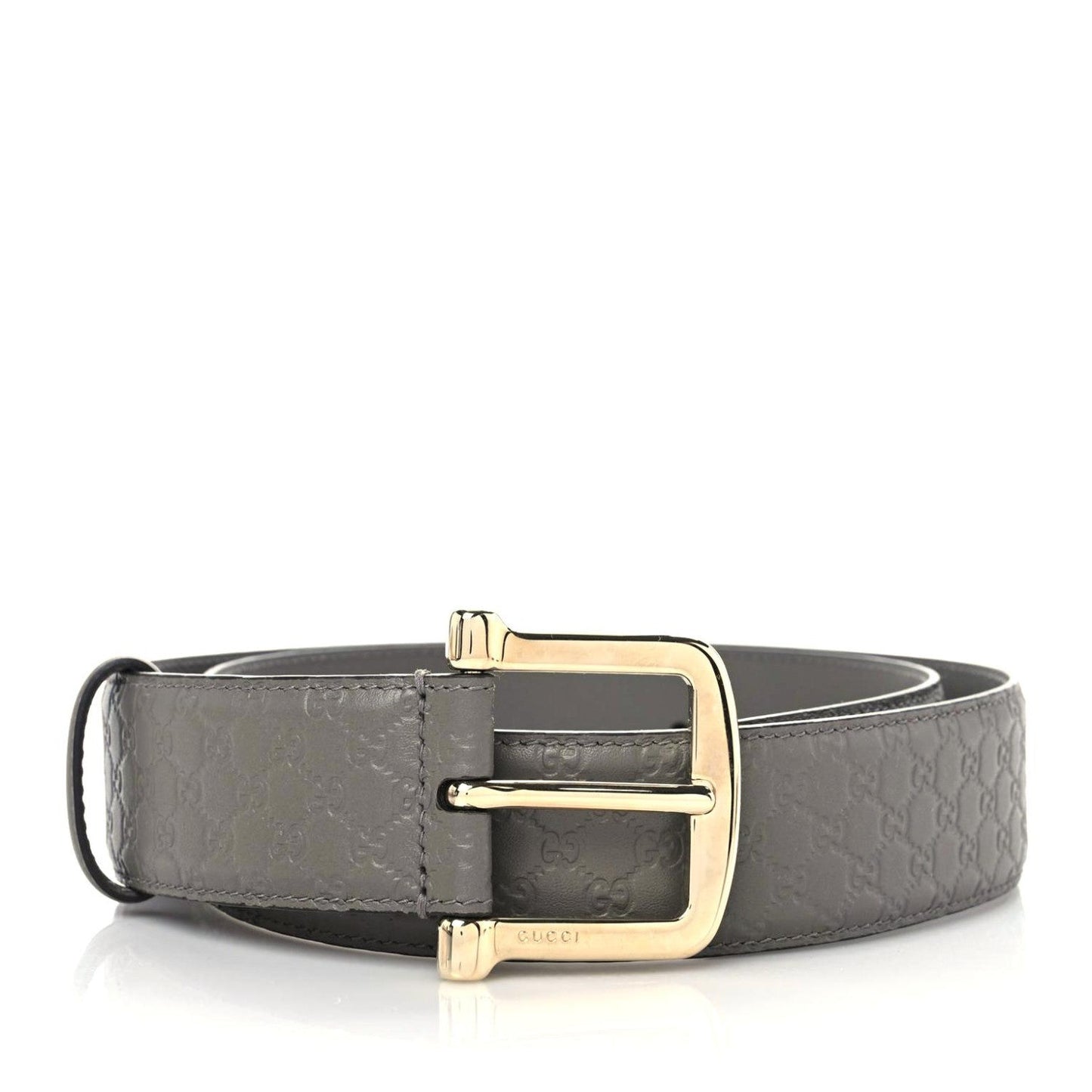 GUCCI GG MICROGUCCISSIMA LEATHER BELT