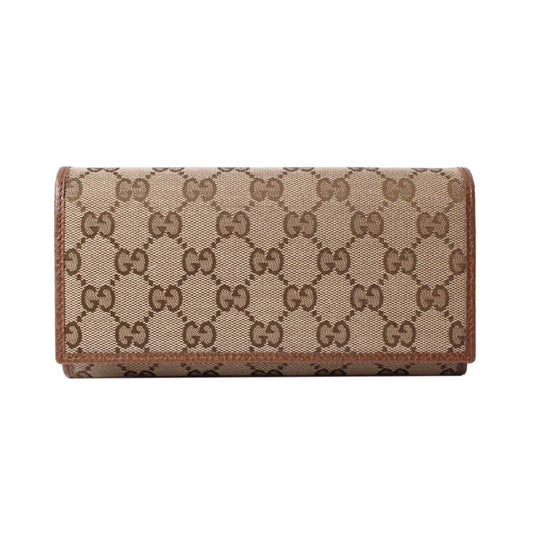GUCCI GG MONOGRAM LONG WALLET