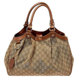 GUCCI GG MONOGRAM MEDIUM SUKEY TOTE BAG