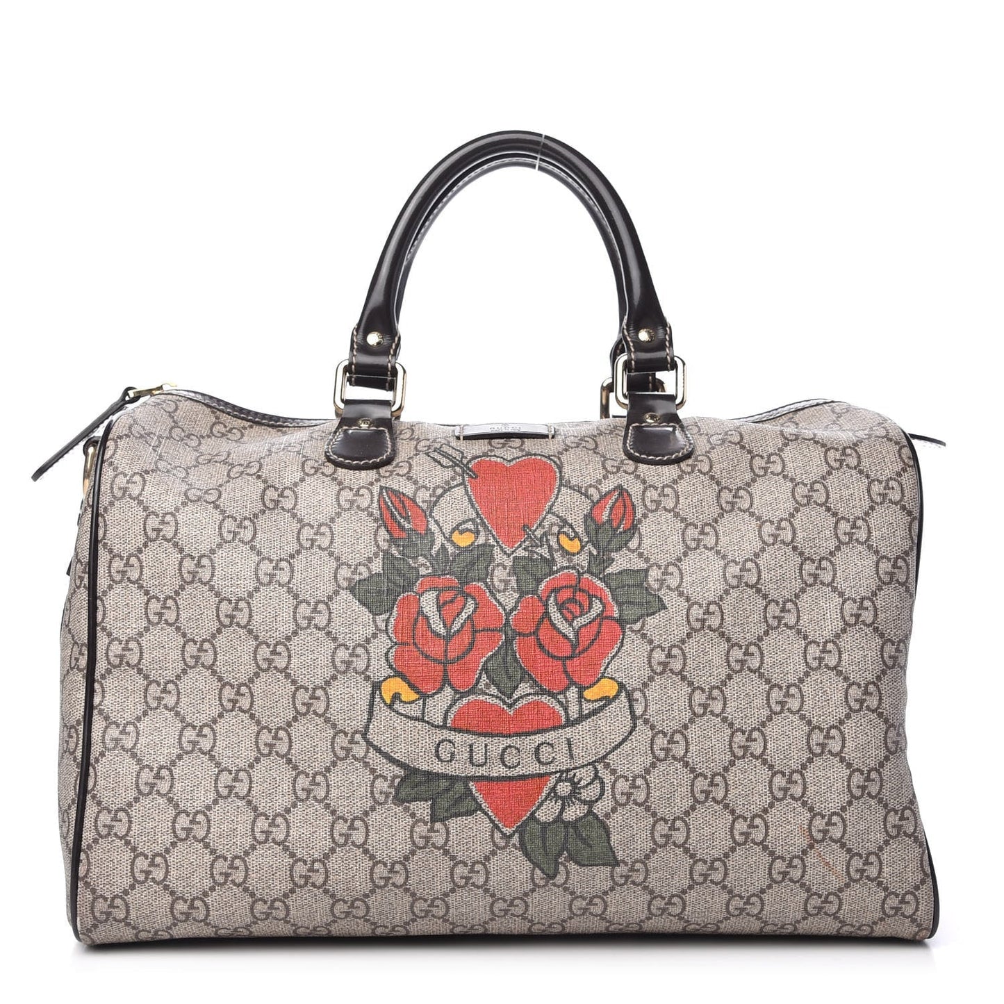 GCI - GG PLUS MONOGRAM TATTO HEART JOY BOSTON BAG