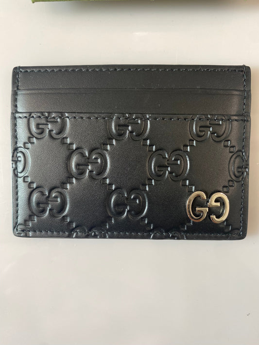 GUCCI GG SIGNATURE CARD CASE