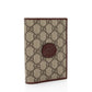 GUCCI GG SUPREME INTERLOCKING G PASSPORT COVER