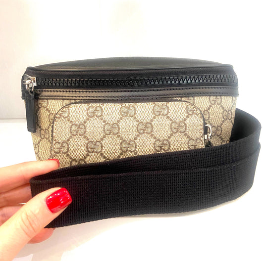 GUCCI GG SUPREME MONOGRAM BELT BAG
