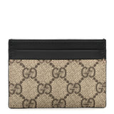 GUCCI GG SUPREME MONOGRAM CALFSKIN CARD CASE