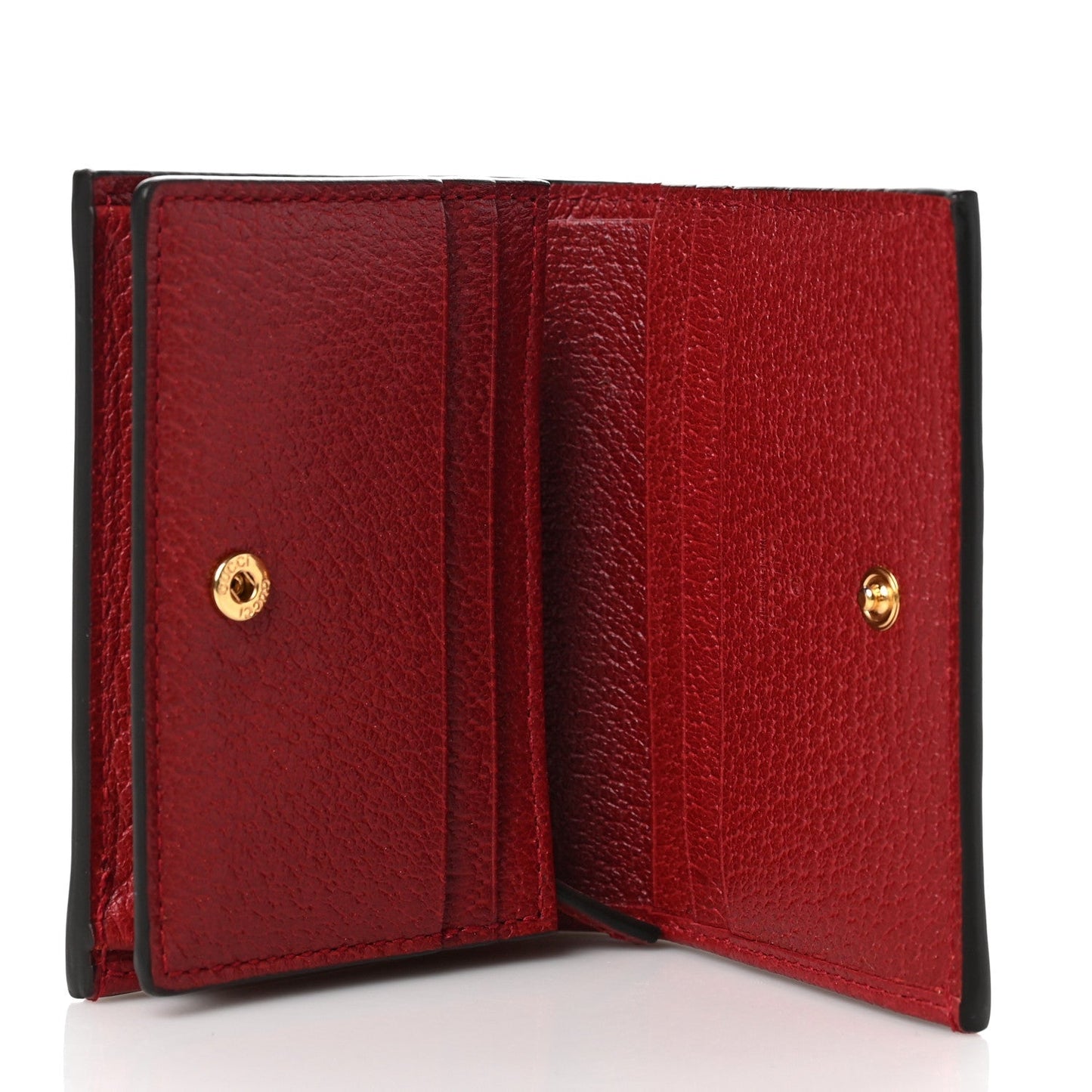 GCI - GG SUPREME MONOGRAM FLORA WEB OPHIDIA CARD CASE