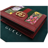 GCI - GG SUPREME MONOGRAM FLORA WEB OPHIDIA CARD CASE