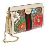 GCI - GG SUPREME MONOGRAM FLORA WEB OPHIDIA CHAIN BAG