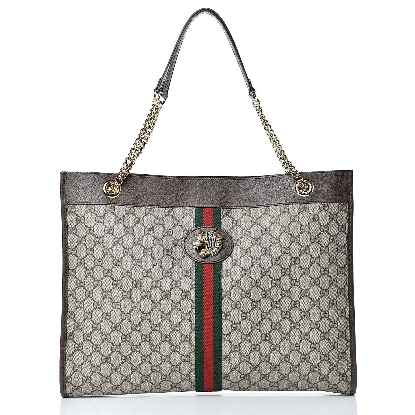GCI - GG SUPREME MONOGRAM LARGE RAJHA TOTE BAG