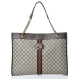 GCI - GG SUPREME MONOGRAM LARGE RAJHA TOTE BAG