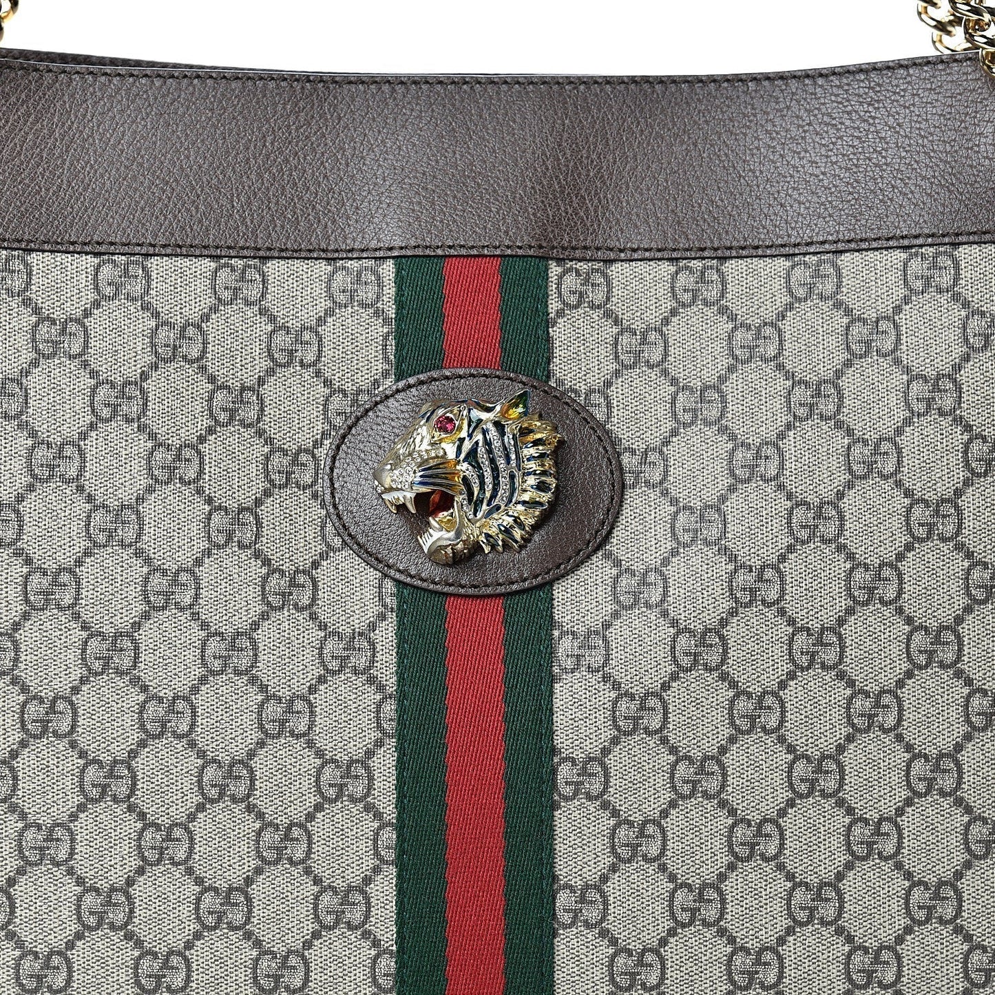 GCI - GG SUPREME MONOGRAM LARGE RAJHA TOTE BAG