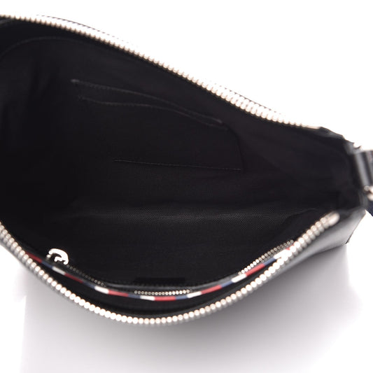 GUCCI GG SUPREME MONOGRAM NIGHT COURRIER APPLIQUE MESSENGER BAG