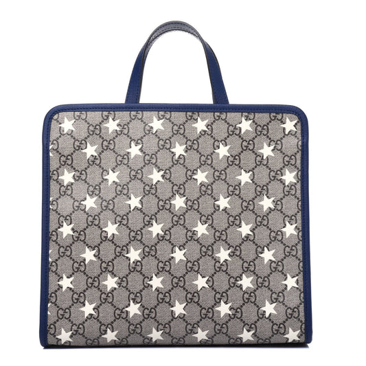GUCCI GG SUPREME MONOGRAM STARS CHILDRENS TOTE BAG